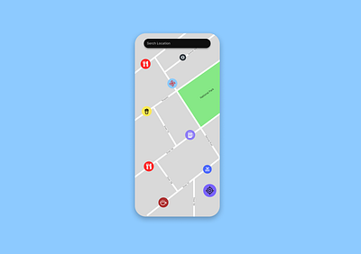 Daily UI Day 29- Map UI branding colourpallate design figma graphic design mapui typography ui