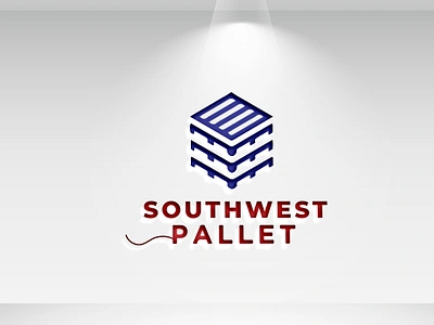 SOUTHWEST PALLET LOGO DESIGN 3d animation branding graphic design logo motion graphics ui