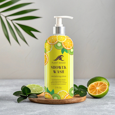 Time to shower 🍊🍋🍃✨ banner branding design graphic design illustration vector