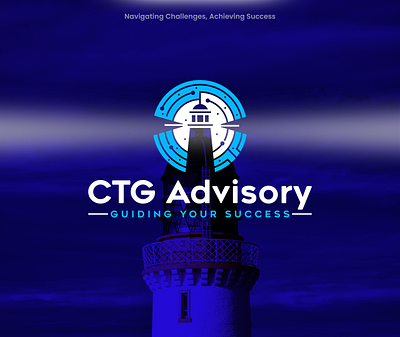 Logo For Consulting Company CTG Advisory branding business businessgrowth consulting corporate customdesign excellence expertise growth innovation leadership lighthouse logo logodesign minimalism professional progress solutions strategy success