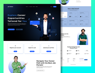 Find Your Dream Job - UX/UI Design for Invesco animation branding graphic design motion graphics u ui uiux design