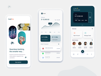 Finance app app app design app interface design figma ios mobile app mobile app design ui ui design uiux