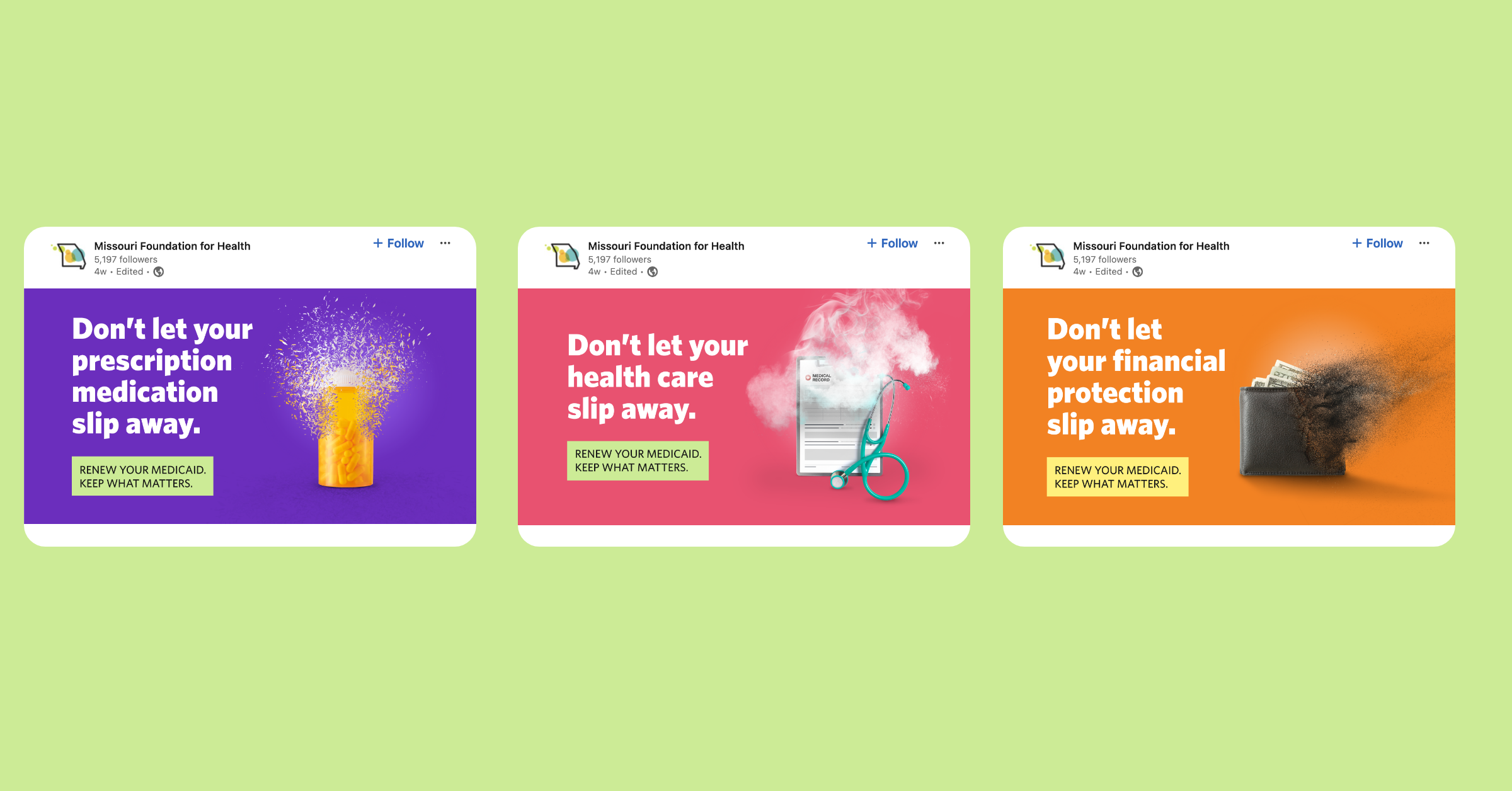 Healthcare Social Posts graphic design healthcare instagram linkedin photo manipulation photoshop social media