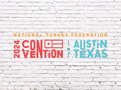 Convention Branding 2024 // National Turkey Federation art director austin tx branding branding package color palette conference convention convention branding custom typography designer event branding event design freelancer graphic design icons identity kansas city designer typography