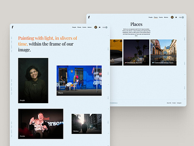 Fausto Photography Website animation graphic design photography photographywebsite ui