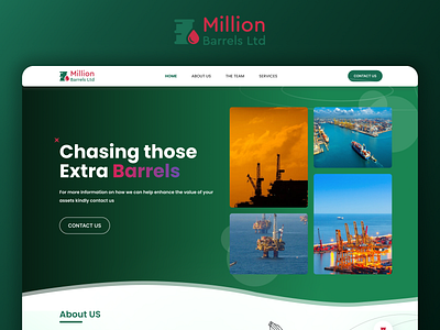 Million Barrels barrels creativity design gas intuitive oil oil and gas revamp ui uiux ux