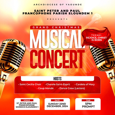 MUSIC CONCERT FLYER graphic design