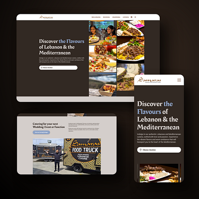 Samaras Website Design design ui ux website