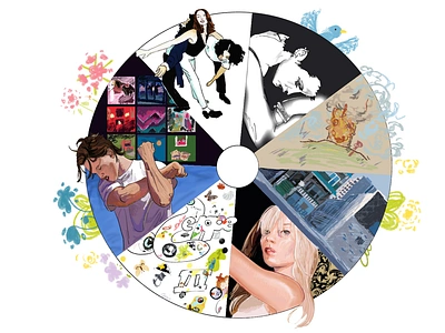 Staff picks: Songs to celebrate springtime album arts college design digital paint emory wheel graphic design illustration newspaper paint sketch student