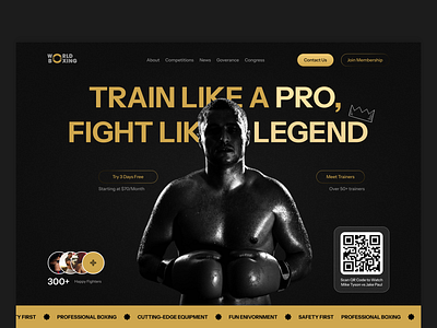 World Boxing - Boxing Website Design boxing website boxing website design design sport sport web design sport website design ui design web design website