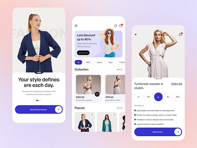 Fashion E-Commerce mobile app app concept app design b2b fashion fashion mobile app mobile mobile app modern online shop onlineshop outstanding sell shop shopping style ui ux