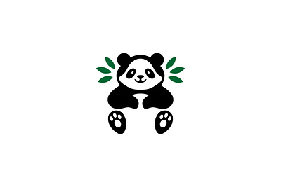 Cute Panda Logo abstract abstrak logo cute panda design design logo logo logo company logo modern mascot logo minimalist logo nature panda logo simple logo unique logo