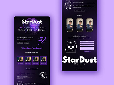 Website Design for a Startup Agency 3d animation branding graphic design ui