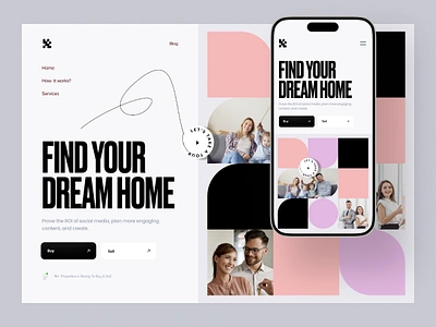 Exciting Real Estate Exploration branding design hilf al hilf al digital home interface layout minimal property management real estate real estate agency real estate design real estate website rent sell trending typography ui ux visual