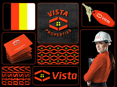 Vista | Real Estate Logo & Brand Identity Design 3d brand creator brand guidelines brand identity branding graphic design illustration logo logo creator logo design logo designer logo mark mark real estate logo real estate logo designer visual identity