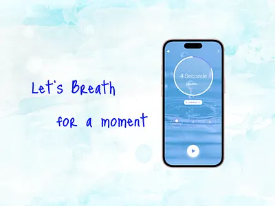 breath app app breath breath app breath design breathing design ui