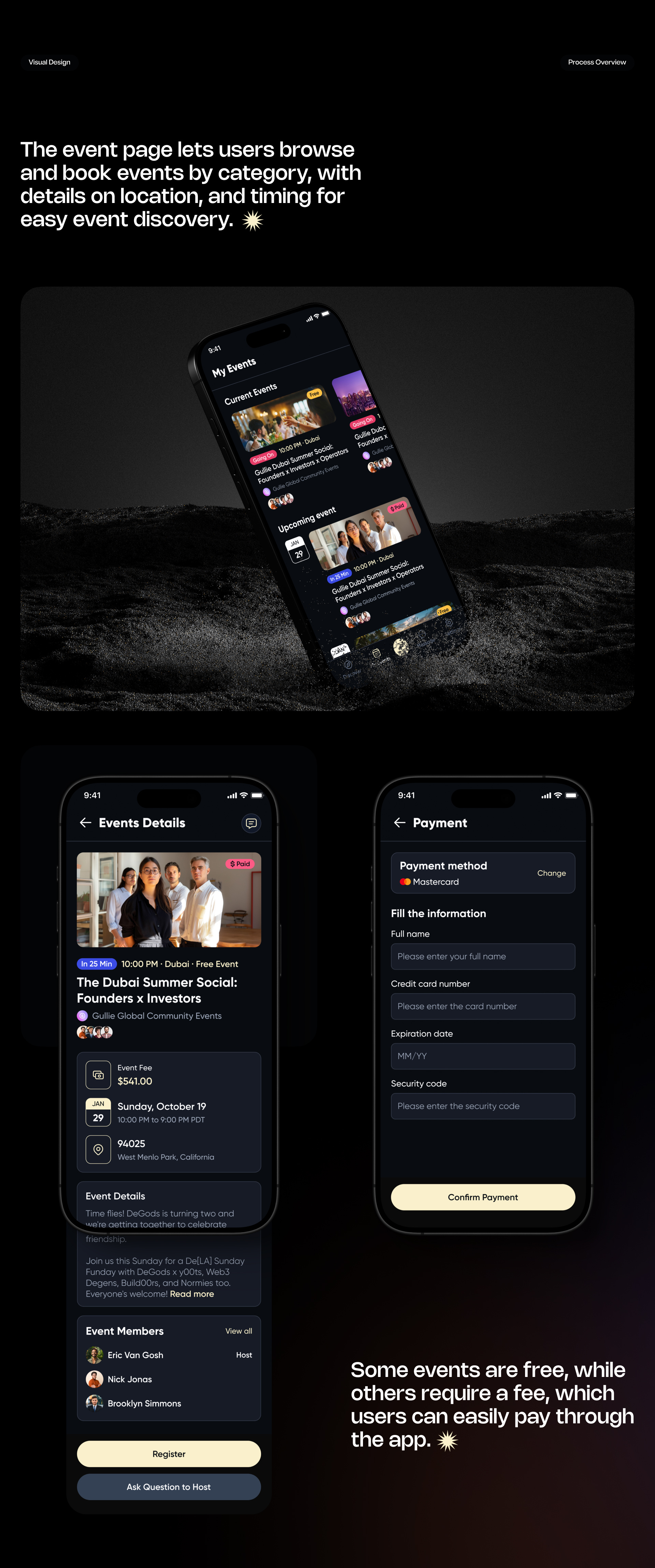 Event Booking | Mobile App Design UI UX | Brddge by FocoTik UI UX for ...