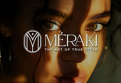 Meraki Fashion Clothing | Logo & Brand Identity Design. brand identity branding cosmetic logo creative logo graphic design letter logo logo logo animation m letter logo m logo meraki modern logo visual identity design