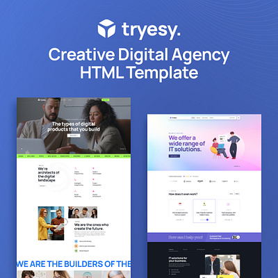 Tryesy – Creative Digital Agency WordPress Theme agency bootstrap branding business construction agency corporate agency design digital agency graphic design illustration logo minimal portfolio react js responsive responsive design technology company web design web design agency web development