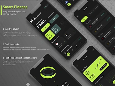 Banking Mobile Application ui ux design appdesign apps banking bankingapplication illustration mobile mobileapplication money prototype screens uiux userinterface webdesign website wireframes