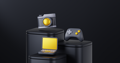 Devices Icon 3d 3d blender 3d icon 3d illustration blender cycles design icon illustration