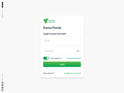 Sign-in Form UI Design 🪧 button ui form ui gradient ui green ui login form login ui product design ui ux web design