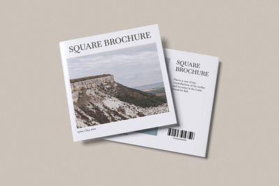 Square Brochure Mockup Bundle Set - Rielismee card