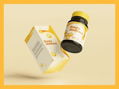 🍯 Sweeten Your Health with Nature's Best! branding graphic design illustration typography