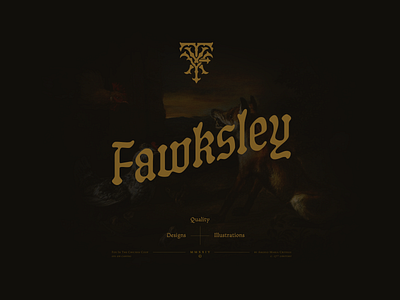 Fawksley New ID for 2025! branding classic fawksley fox graphic design identity illustration logo neo classic portfolio rebranding