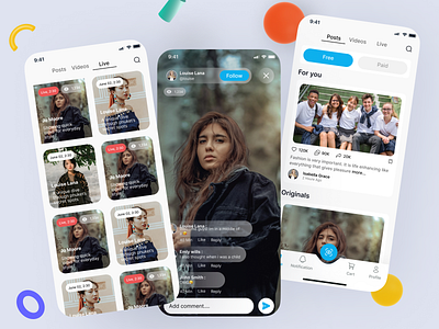 Social Media App uiuxinspiration