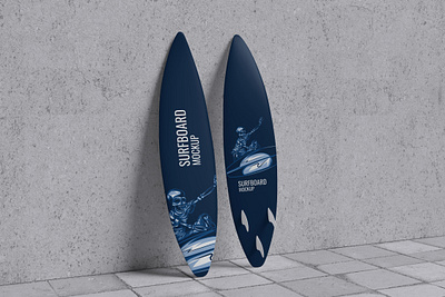 Surfboard Mockup Bundle Set - Rielismee wave