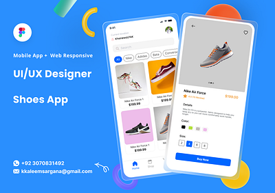 Shoe Store App neumorphicdesign