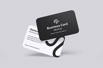 Business Card Mockup Bundle Set - Rielismee contact