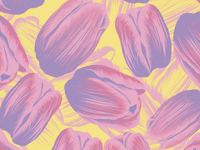 Tenderness in Tulips. Seamless pattern background bright design fabric floral flower graphic design illustration pattern seamless pattern texyile tulip