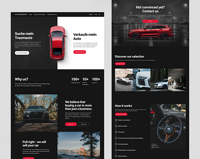 Occasioncenter / Automotive website case study automotive automotive website blog post buy car cars cars website contact form dark design forms minimalistic negative space occasioncenter progres sbar sell car website
