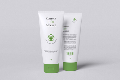 Cosmetic Tube Mockup Bundle Set - Rielismee template