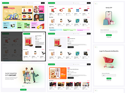 DCart: Simplifying the Checkout Journey branding cart clean design ecommerce flat minimal prototype shoping ui ux webapp website