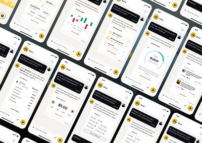 Crypto App AI Assistant ai appdesign assistant crypto graphic design logo trading ui ux webdesign