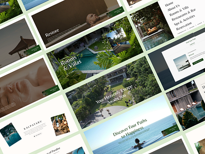 KALPATARU - Resort Website animation hotel lading page resort web design website