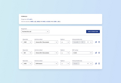 Custom Rule Creation for Lab Test Processing accessibility automation biotechnology clear visual custom rules customization dashboard design design thinking information architecture interaction design lab tests medical diagnostics prototyping rule based systems ui usability testing user centered design user journey ux wireframing