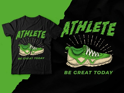 Athlete Sports T-Shirt Design | Athlete T-Shirt athlete athlete design athlete t shirt athletic wear be great today fitness apparel fitness goals graphic design graphic tshirt illustration motivational tshirt print shirt design sports design sports t shirt stay strong t shirt t shirt design tshirt typography tshirt