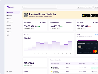 SaaS Fintech Dashboard UX/UI Design | Cxisco dashboard design dashboard uxui design figma finance app fintech app product design saas saas app saas app design saas app uxui design saas design saas finance app saas finance app uxui design saas fintech app saas fintech app design saas fintech app uxui design saas fintech dashboard saas uxui design