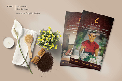 Spa Mantra Brochure design graphic design