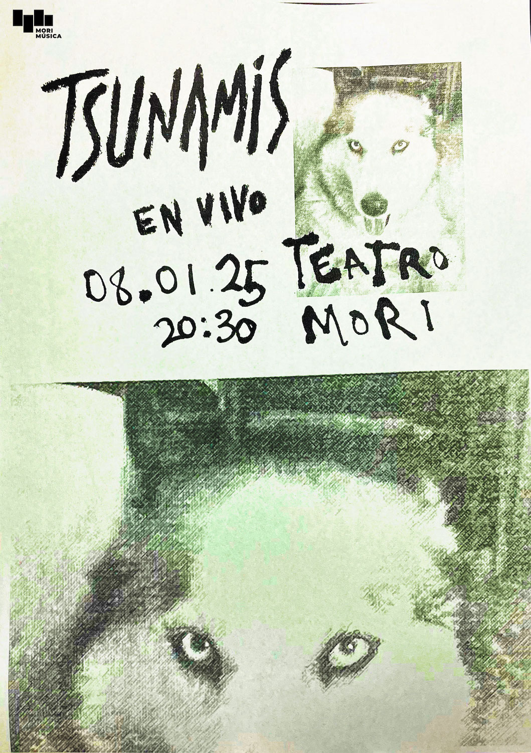 digital-analog handmade event poster process analog event fake xerox flase photocopy music poster punk