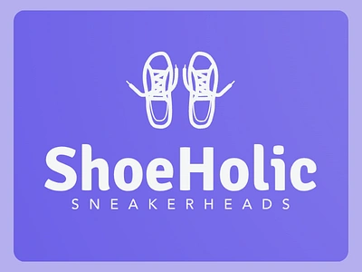 ShoeHolic: A Bold Identity for Sneaker Enthusiasts brand identity branding design graphic design illustration logo logo design