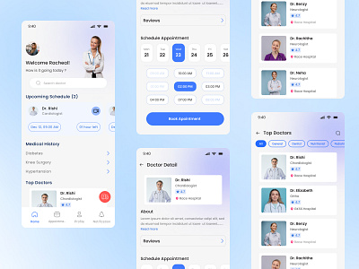 Doctor App design mobile app ui ui design uidesign uiux ux