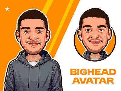 Big Head Avatar and Bobbleheads Cartoon Caricature Service art artist artwork avatar big head bobbleheads caricature cartoon cartoon caricature cartoon portrait designer digital art graphic illustration portrait portrait illustration profile picture vector art vector illustration vector portrait