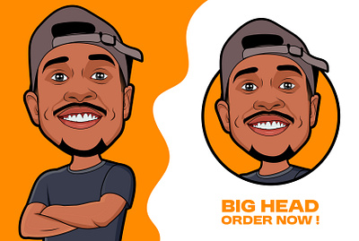 Big Head Cartoon Portrait and Caricature | bobblehead art avatar big head bobbleheads caricature cartoon cartoon art cartoon caricature cartoon portrait cute designer digital art graphic design illustration portrait portrait illustration vector vector art vector illustration vector portrait