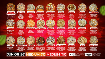 Pizza Menu 3