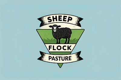 Sheep Logo branding design graphic design illustration logo sheep vector